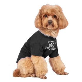 Pet Clothes Round Neck T-shirt (Option: Black-S)